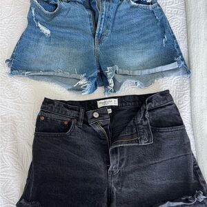 High rise 4” mom shorts curve love